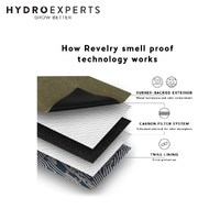 Revelry The Broker Smell Proof Zippered Bag - Ash