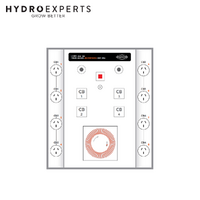 Hortitek Light Management Unit (LMU) - 8 Outlet | 8On | 8000W | 60A | 1 Phase