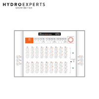 Hortitek Light Management Unit (LMU) - 54 Outlet + 6 Live | 27 On/27 Off or 54 On | 80A