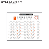Hortitek Light Management Unit (LMU) - 48 Outlet + 6 Live | 24 On/24 Off | 100A | 1 Phase