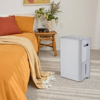 Ausclimate Medium 20L Smart Dehumidifier - Stone Grey Fabric | Tank Capacity 4L