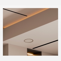 Round Ceiling Frameless White Diffuser - 100MM | Paintable Air Outlet