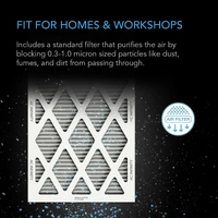 AC Infinity Inline Air Filter Box w/ MERV Filter - 150MM (6