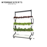 Pro Leaf Vertical Hydroponic Grow System - 1.4M | w/ Water Pump & Timer & LED Grow Lights