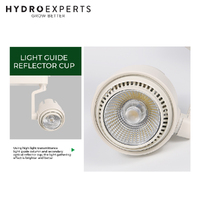 30W LED Grow Light - White [Option: 1 Head + 1M Track]