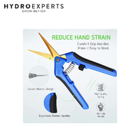 Precision Pruner For Hydroponic Indoor Plantations - Curved Blade
