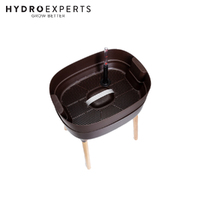 Plastia Urbalive High Planter - Brown