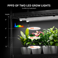 Spider Farmer 6 Tier Plant Stand with Grow Lights - 110 x 40 x 180CM | 220W | 1680D Tent