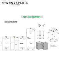 BudBox Pro Silver (Mylar) Indoor Grow Tent - Pro Intermediate | 75 x 75 x 160CM