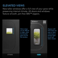 AC Infinity Cloudlab 632 Indoor Advance Grow Tent - 90 x 60 x 180CM | 2000D Mylar