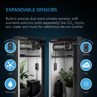 AC Infinity Controller AI+ - Smart AI Grow Room Climate Controller | WiFi App Control | Dual-Zone VPD