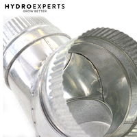 Non-Insulated Y Duct 3 Way Connector - 150MM (6