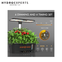 Spider Farmer Smart G12 Hydroponic Growing System with LED Grow Light - 12 Pods