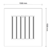 Digi-Lumen LED Grow Light Halo - 720W | 2.7 umol/J | Dimmable | IP45