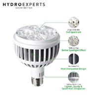LED Grow Light Bulb - 22W | E27 Socket | Full Spectrum | 4500K