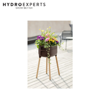 Plastia Urbalive High Planter - Brown