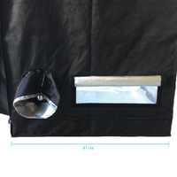 Hydroponics Grow Tent - 61CM x 122CM x (213CM - 244CM) | Height Adjustable