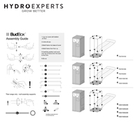 BudBox Pro Silver (Mylar) Indoor Grow Tent - Pro Intermediate | 75 x 75 x 160CM