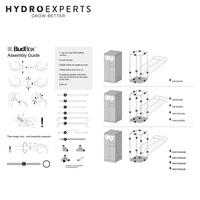 BudBox Pro Silver (Mylar) Indoor Grow Tent - Titan 1 | 200 x 200 x 200CM