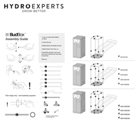 BudBox PRO Pro-White Tent - 300 x 150 x 200CM | White | Indoor Grow Tent