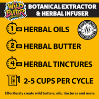 Wild Butter Machine Kit - Botanical Extractor & Herbal Infuser | Afterpay & ZipPay Available