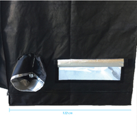 Hydroponics Grow Tent - 122CM x 245CM x (213CM - 244CM) | Height Adjustable