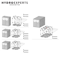 BudBox Pro Silver (Mylar) Indoor Grow Tent - Pro L200 | 100 x 100 x 200CM