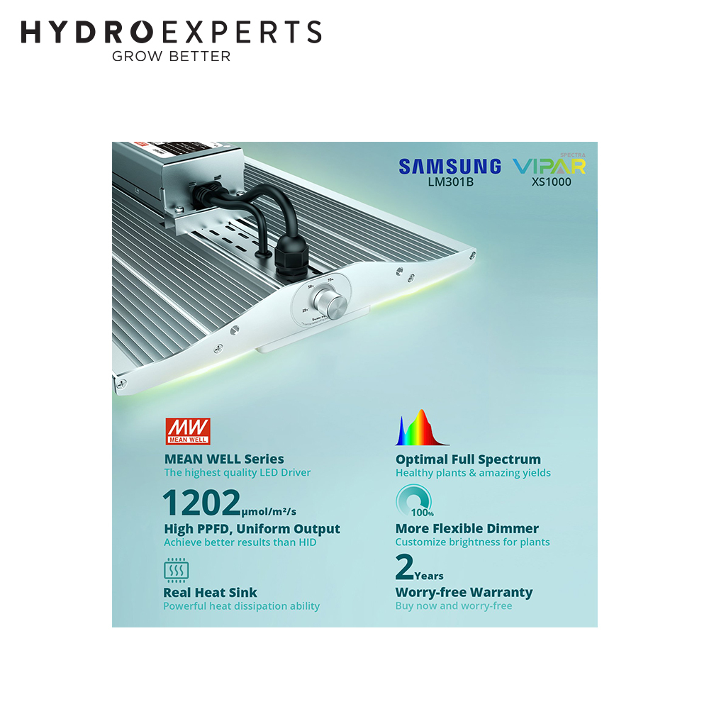 thumbnail image 2 of VIPARSPECTRA XS1000 XS1500 XS2000 LED Grow Light Full Spectrum For Veg 2 of 12