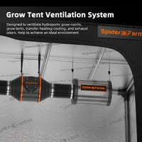 Spider Farmer EC Exhaust Ventilation Inline Fan w/ Speed Controller - 100MM (4