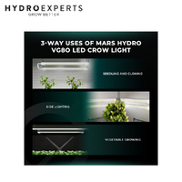 Mars Hydro VG80 Propagation & Clone LED Bar - 2 x 40W | Non-Dimmable | IP65 | 115CM