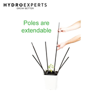 Global Garden Friends Adjustable Ultimate Plant Cage - Easy Setup & Excellent Plant Support