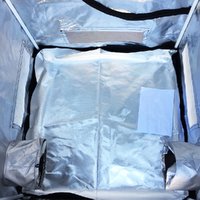 Hydroponics Grow Tent - 91CM x 91CM x (213CM - 244CM) | Height Adjustable