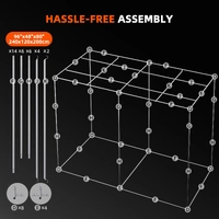 Spider Farmer Indoor Grow Tent - 240 x 120 x 200CM | 1680D | SBS Zipper