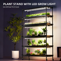 Spider Farmer 6 Tier Plant Stand with Grow Lights - 110 x 40 x 180CM | 220W | 1680D Tent