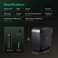 Vivosun AeroFlux W70 Grow Tent Heater - 700W | VPD Control | App Smart Heater