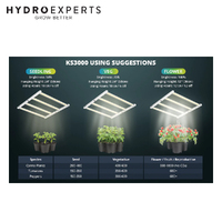 Viparspectra LED Grow Light KS3000 - 320W | Dimmable