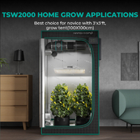 Mars Hydro LED Grow Light TSW 2000 - 300W | 2.6 umol/J | Dimmable