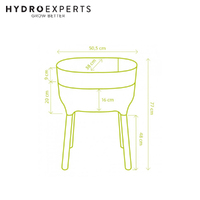 Plastia Urbalive High Planter - Brown