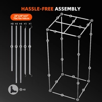 Spider Farmer Indoor Grow Tent - 70 x 70 x 160CM | 1680D | SBS Zippers