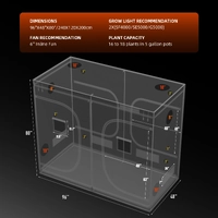 Spider Farmer Indoor Grow Tent - 240 x 120 x 200CM | 1680D | SBS Zipper