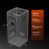 Spider Farmer Indoor Grow Tent - 70 x 70 x 160CM | 1680D | SBS Zippers
