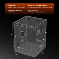 Spider Farmer Indoor Grow Tent - 150 x 150 x 200CM | 1680D | SBS Zipper