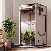 Spider Farmer Indoor White Grow Tent - 90 x 90 x 180CM Pro | 2000D