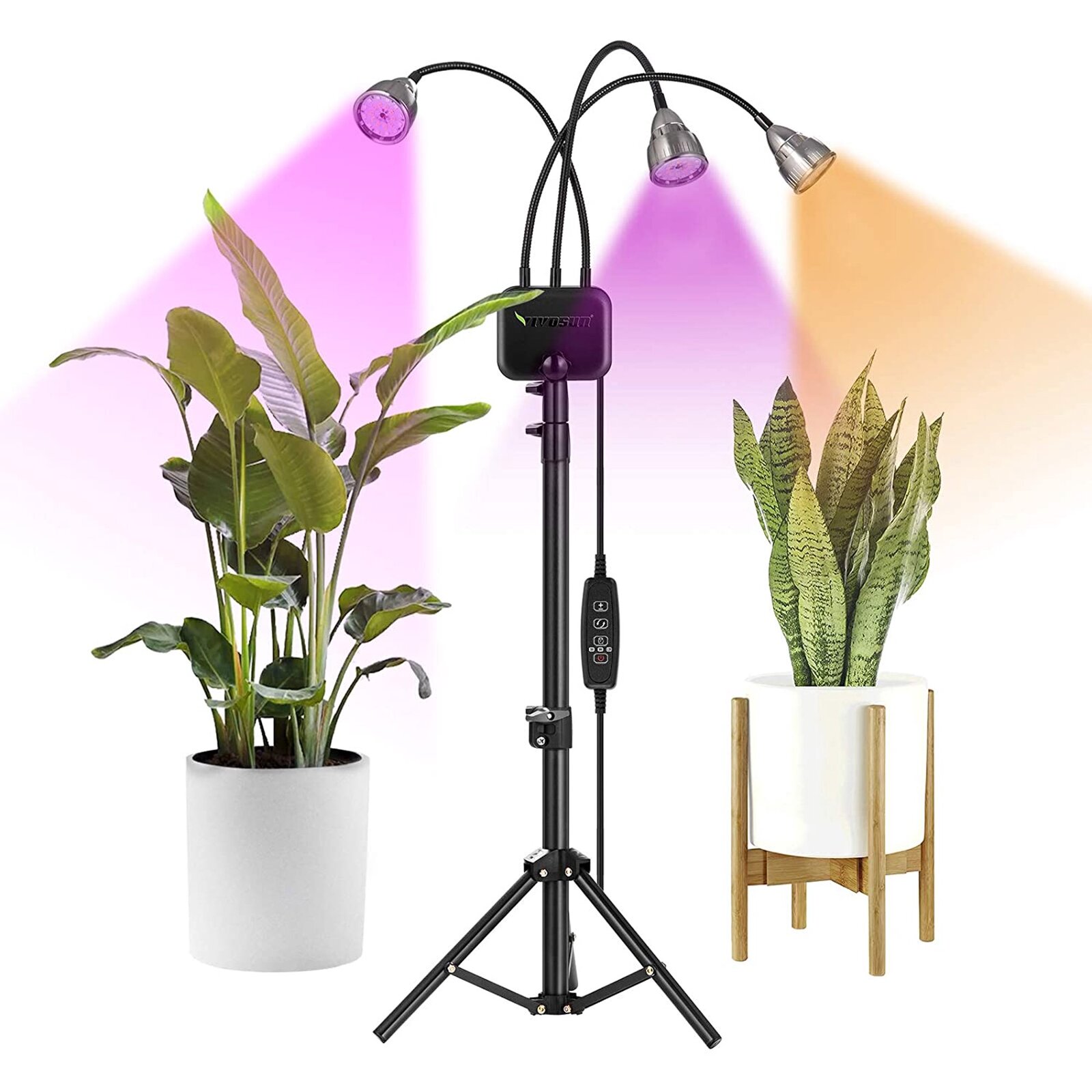 200 LED Big Head Grow Light – Indoor Plant Lamp, Hydroponics, Full Spectrum, AC 85-265V, White