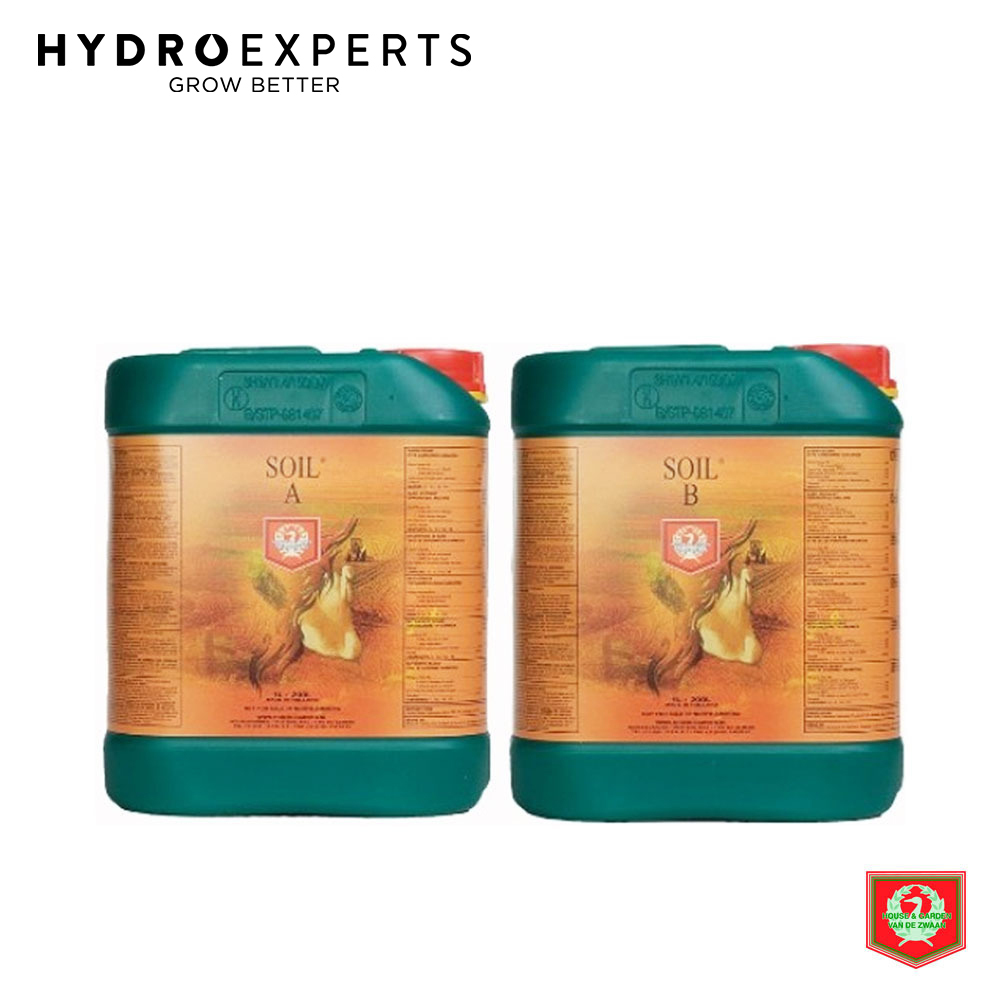 House & Garden Soil Base A&B Nutrient [Size 5L A&B Set]