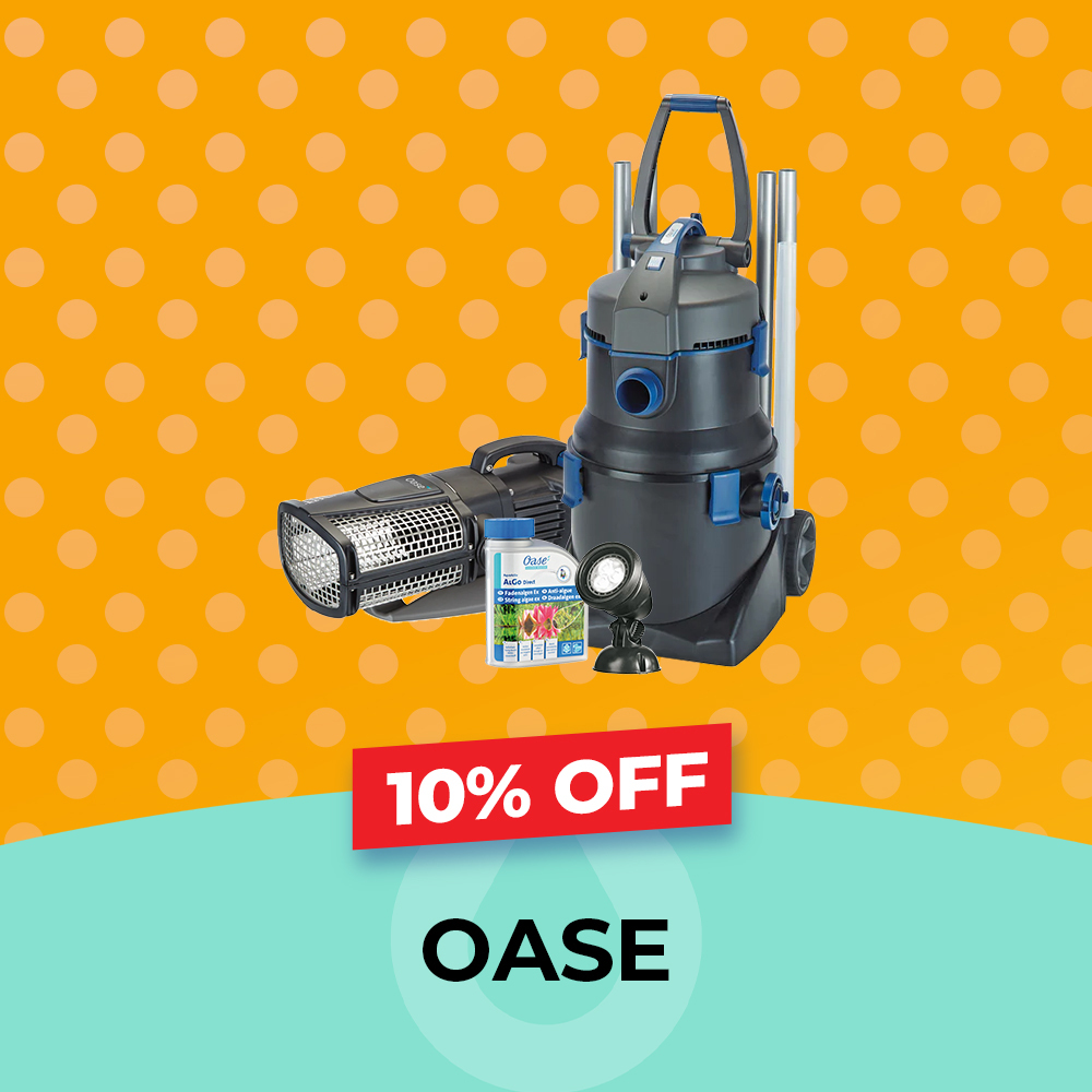 Oase - 10% OFF, Hydro Experts, August Sale