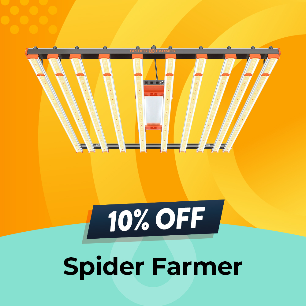 Spider Farmer's LED 10% OFF, Hydro Experts