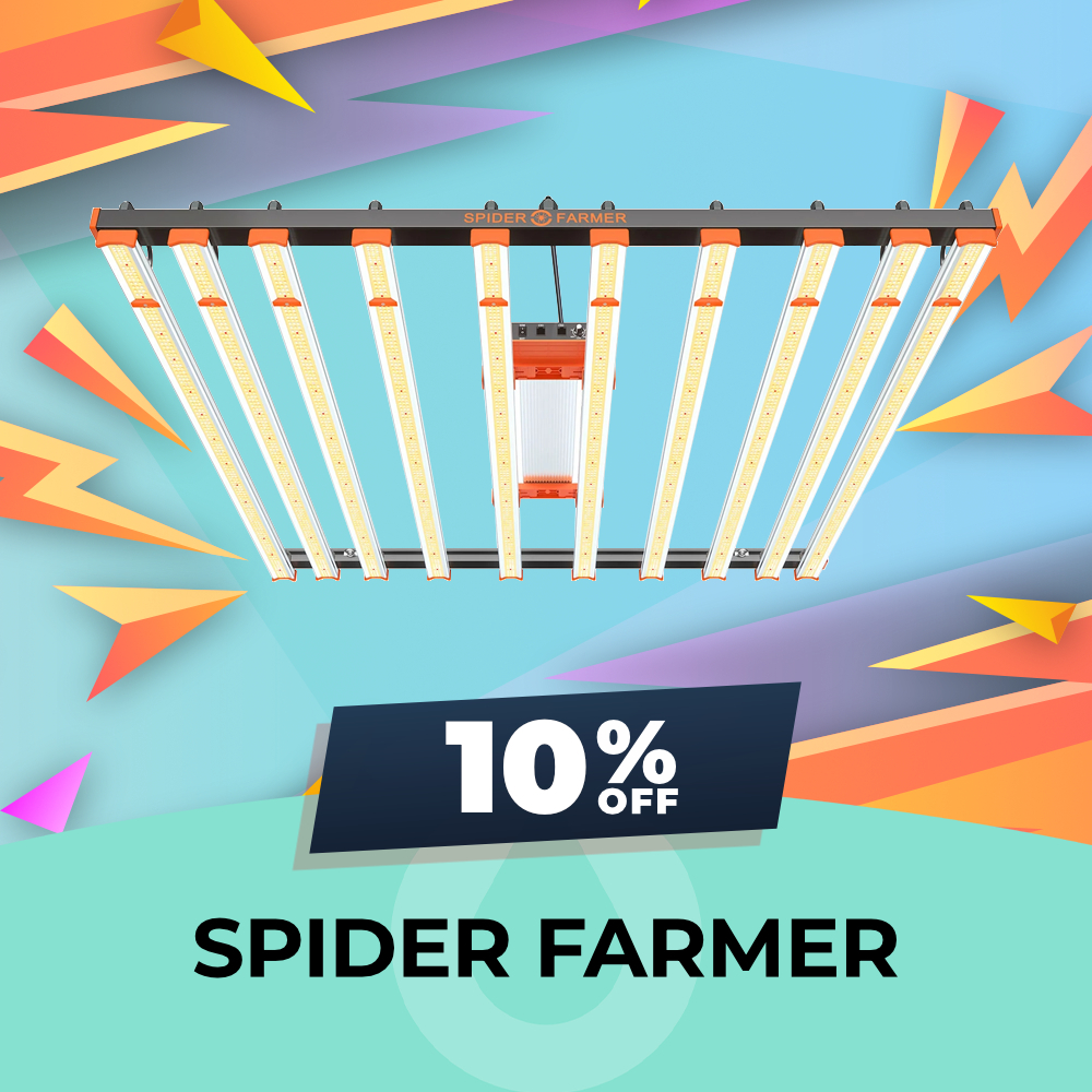 Spider Farmer LED 10% OFF, Hydro Experts