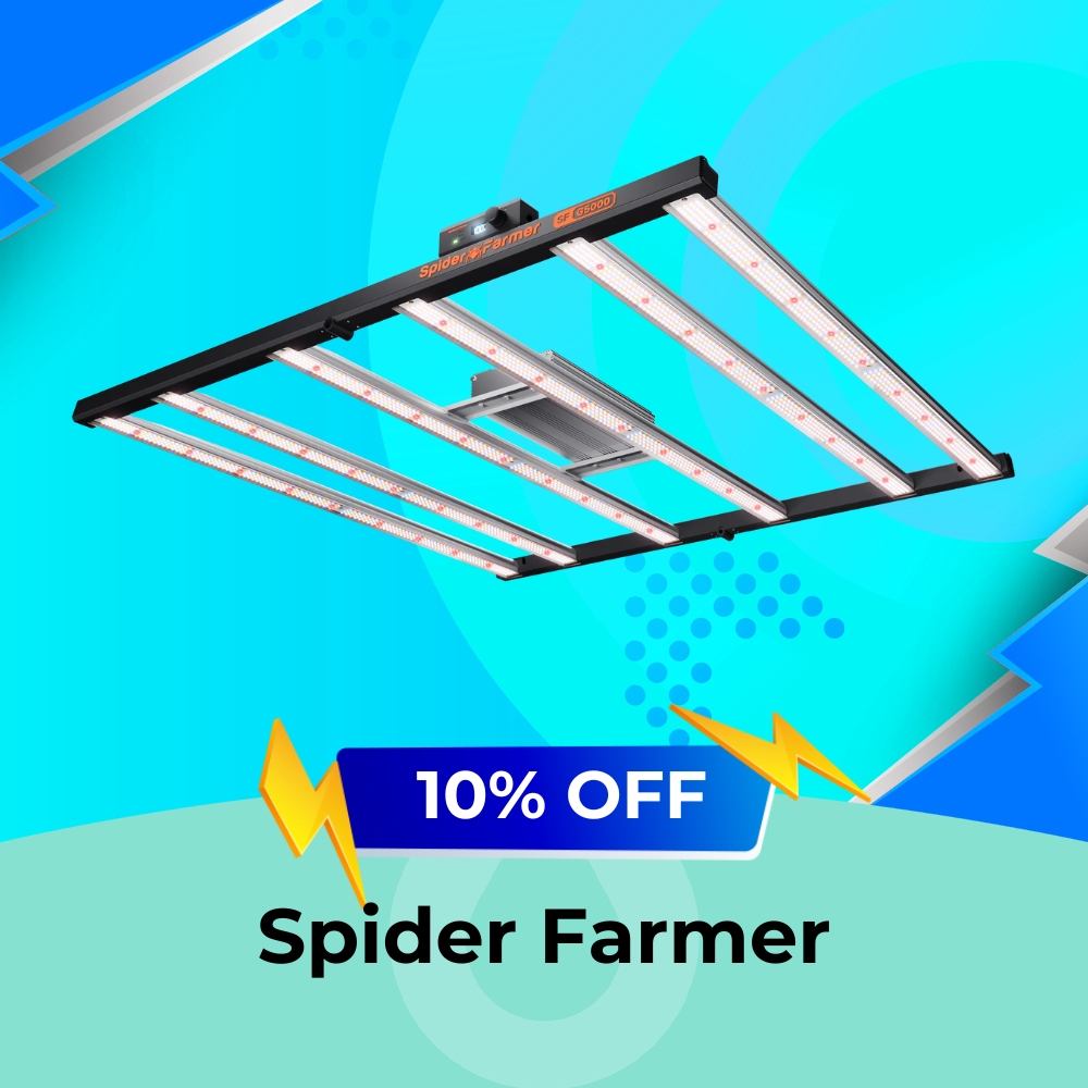 Spider Farmer LED 10% OFF, Hydro Experts