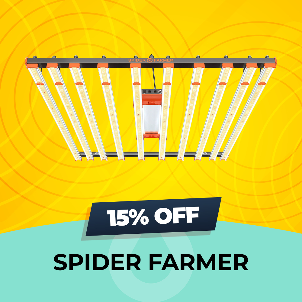 Spider Farmer's LED 20% OFF, Hydro Experts